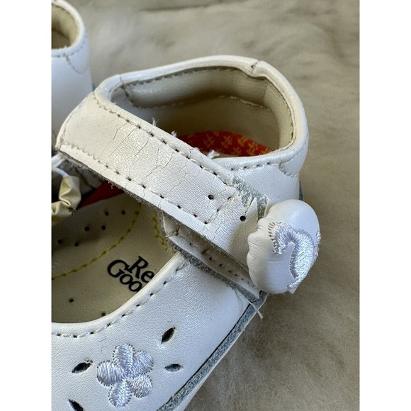 Red Goose Walker Shoes Baby Girl White Infant Layette Sneakers Collectors 3-6 Mo - Picture 10 of 16